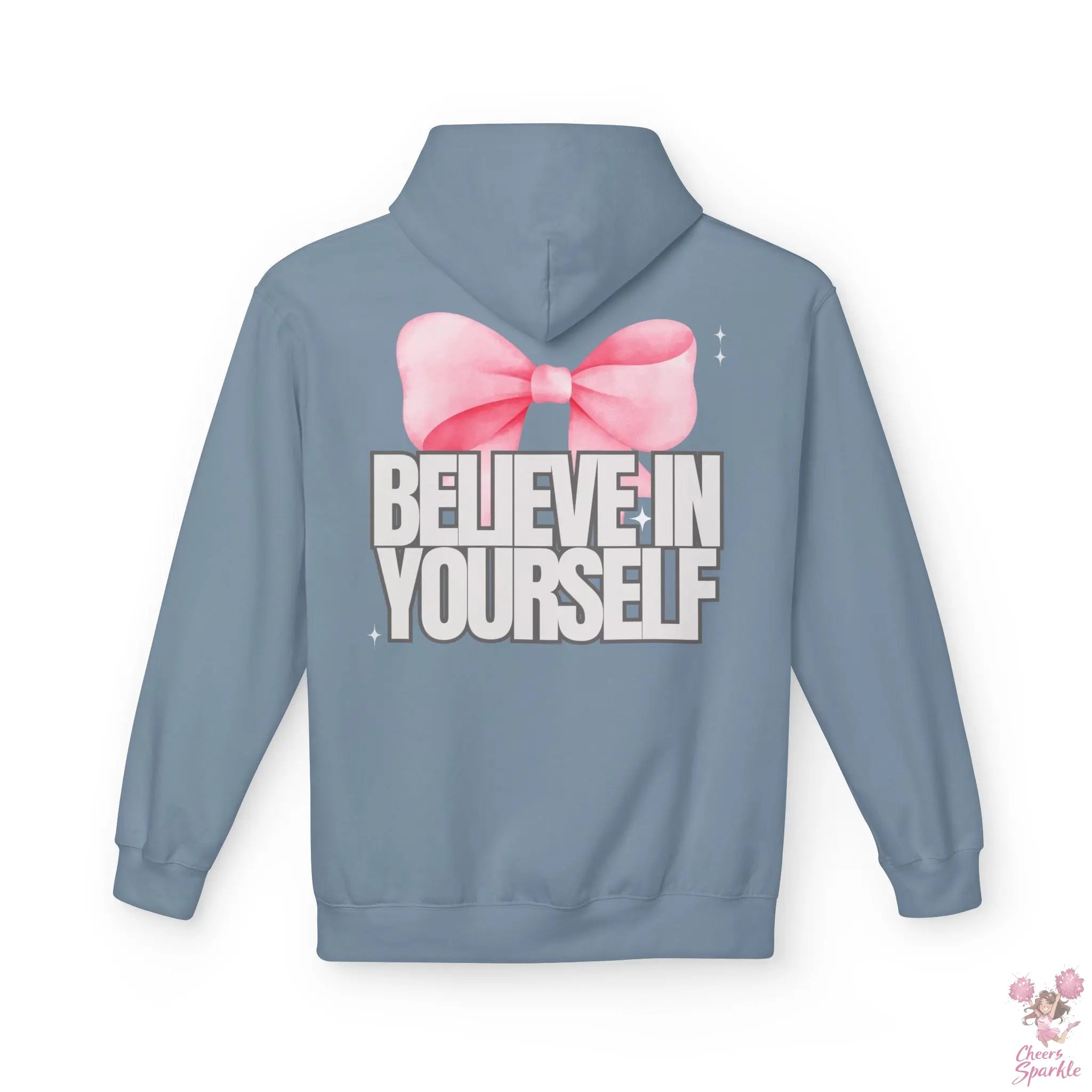 Hoddie  "Believe in Yourself" mit Schleifenmotiv Cheers and Sparkle