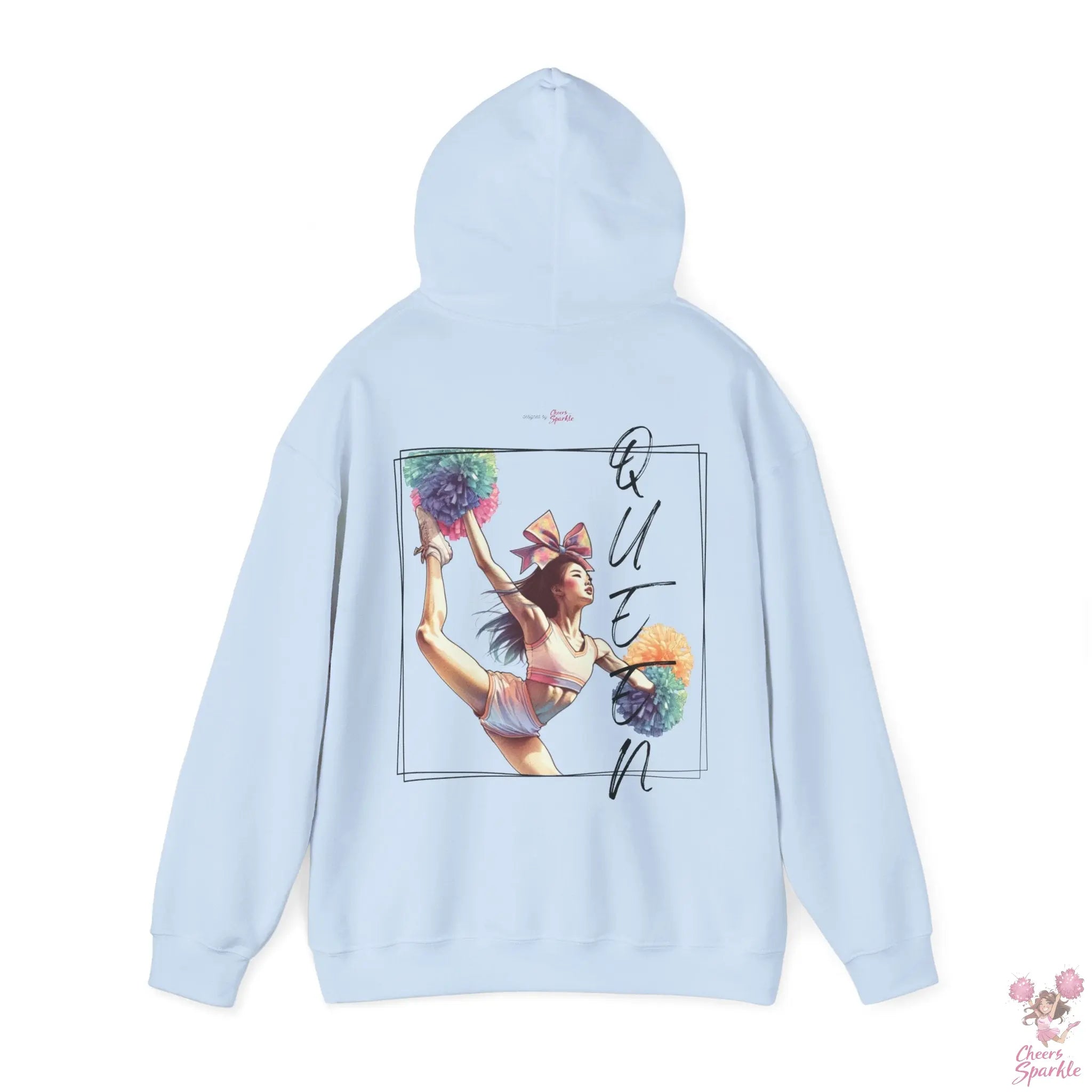Stylische Cheerleader-Hoodie Cheers and Sparkle