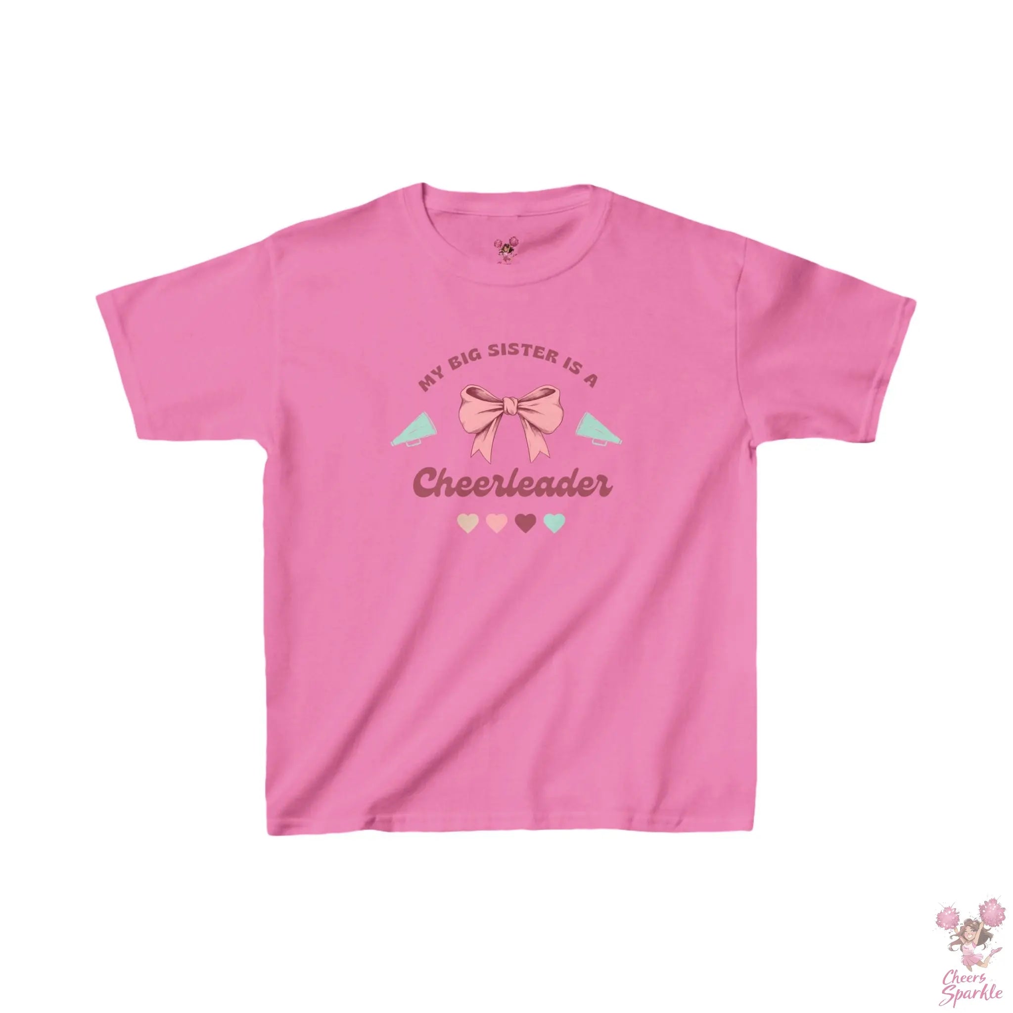 Kinder T-Shirt „My Big Sister is a Cheerleader“ - Cheers and Sparkle
