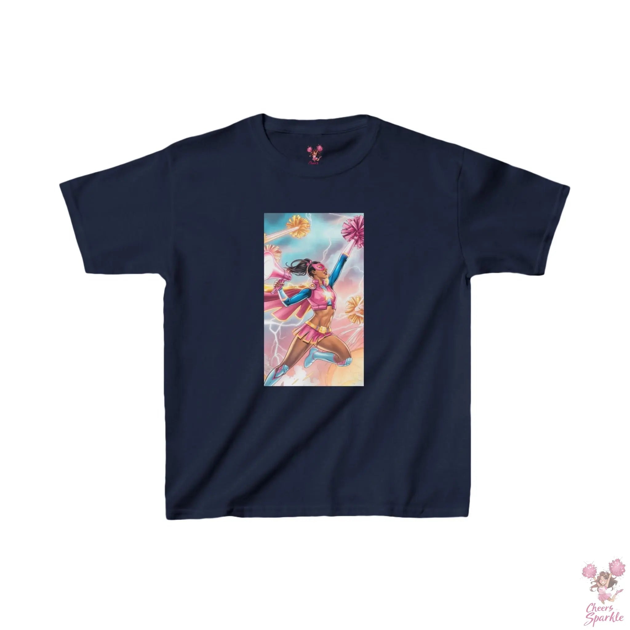 Superhelden Kinder T-Shirt Cheers and Sparkle