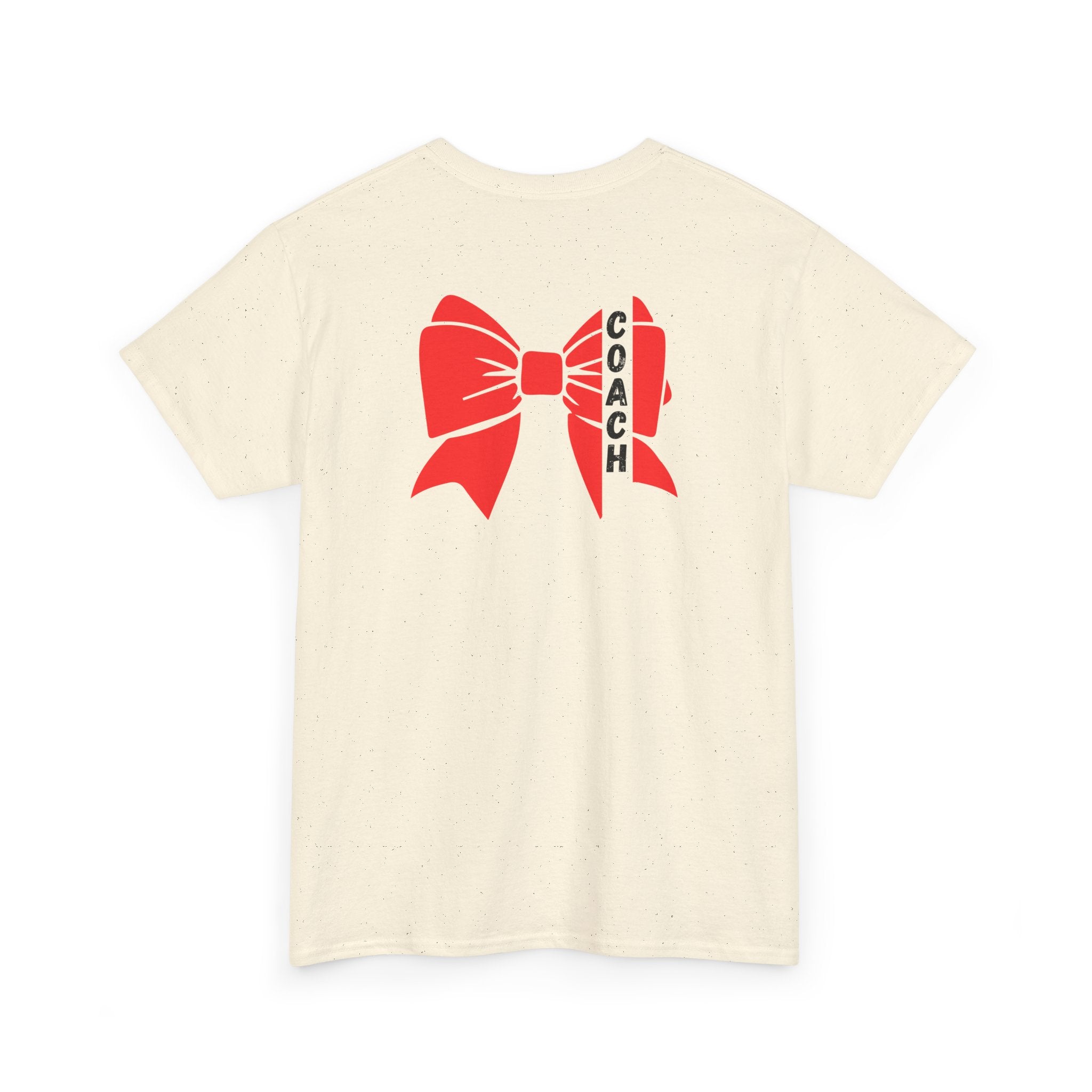 Cheer Coach T-Shirt mit Roter Bow