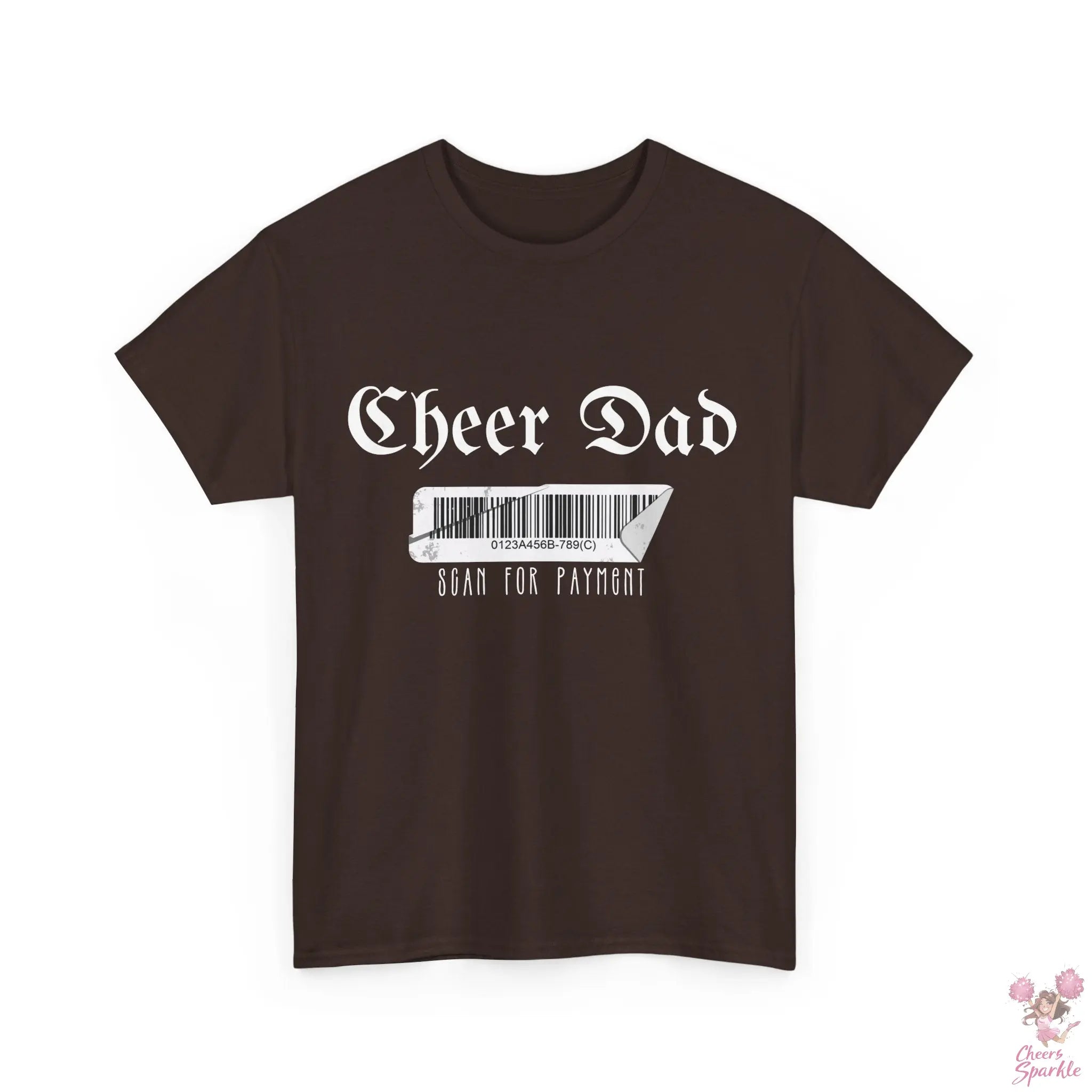 Cheer Dad Heavy Cotton T-Shirt Printify