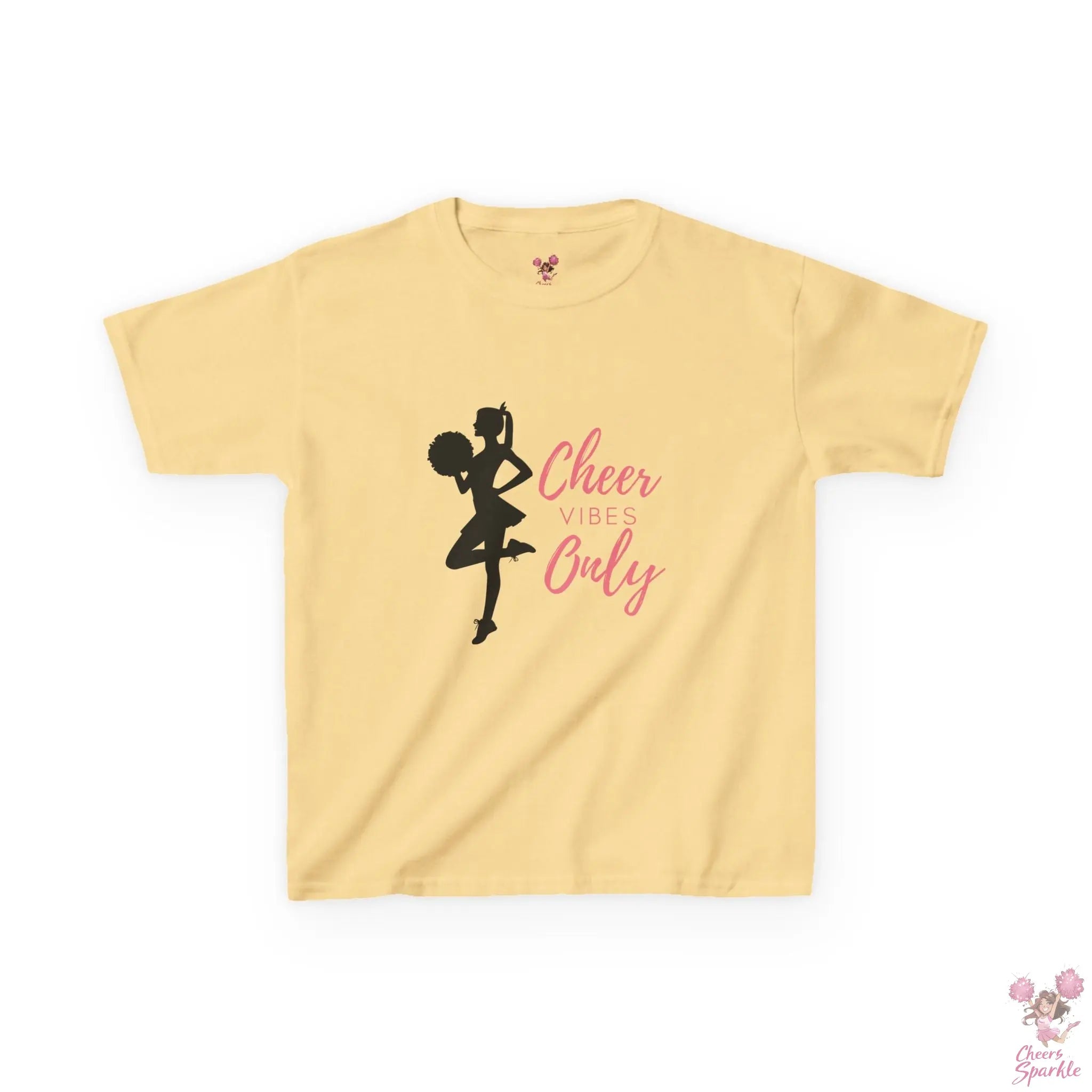 Kids "Cheer Vibes Only" T-Shirt Printify