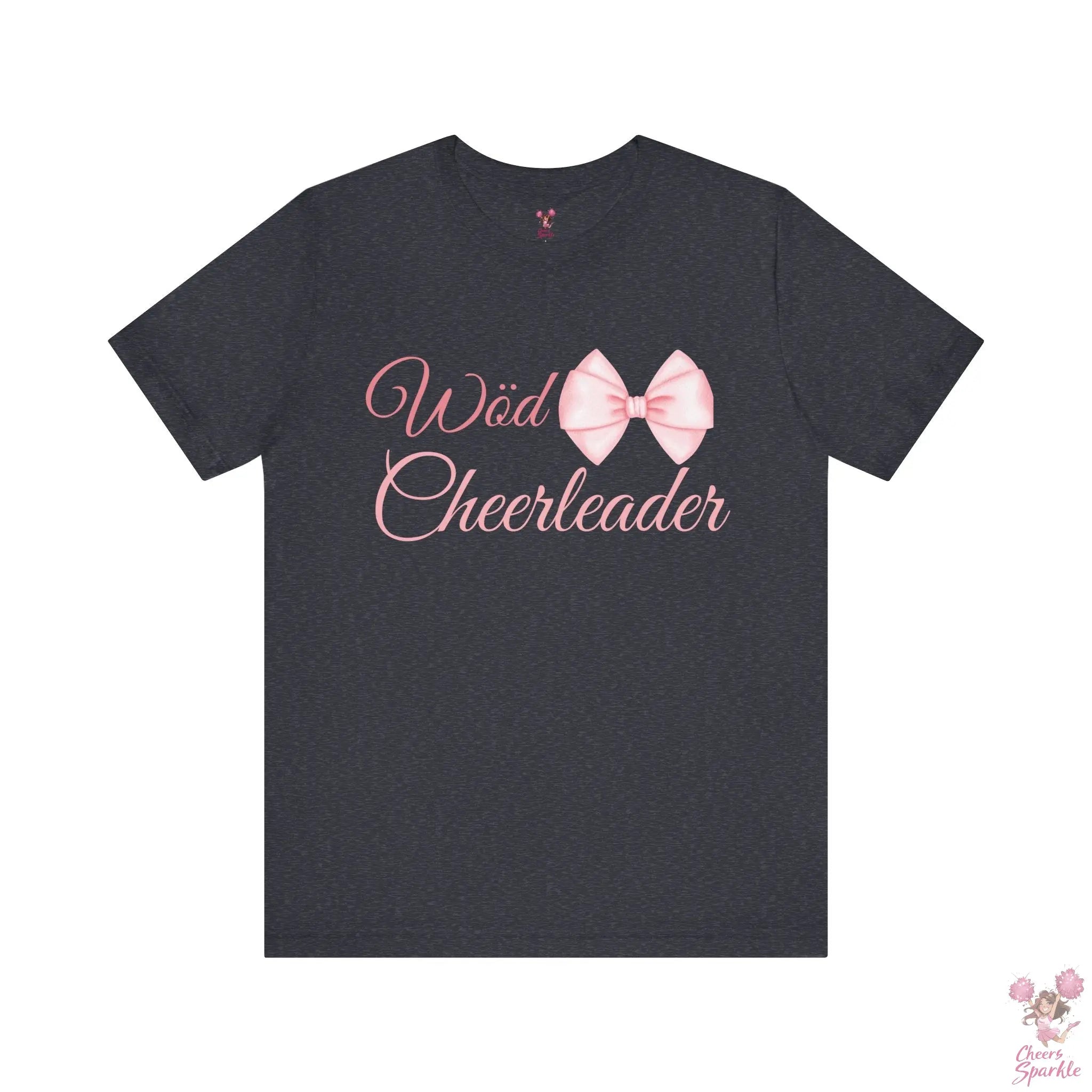 Cheerleader T-Shirt mit Schleifen-Design Cheers and Sparkle