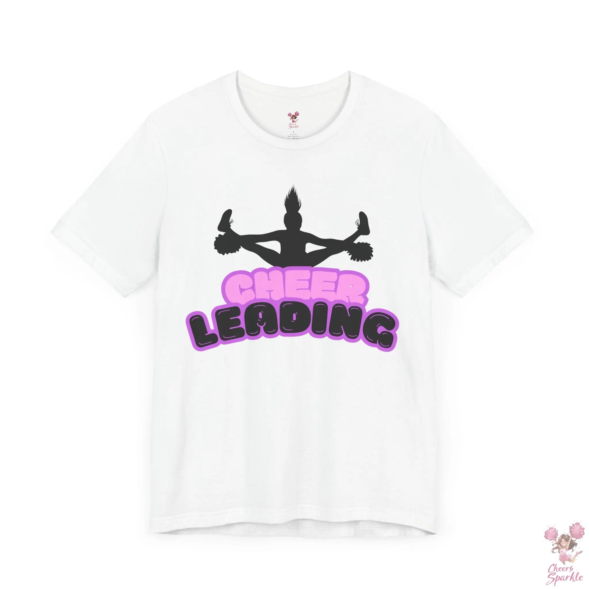 Cheerleader T-Shirt Flyer Motiv Cheers and Sparkle