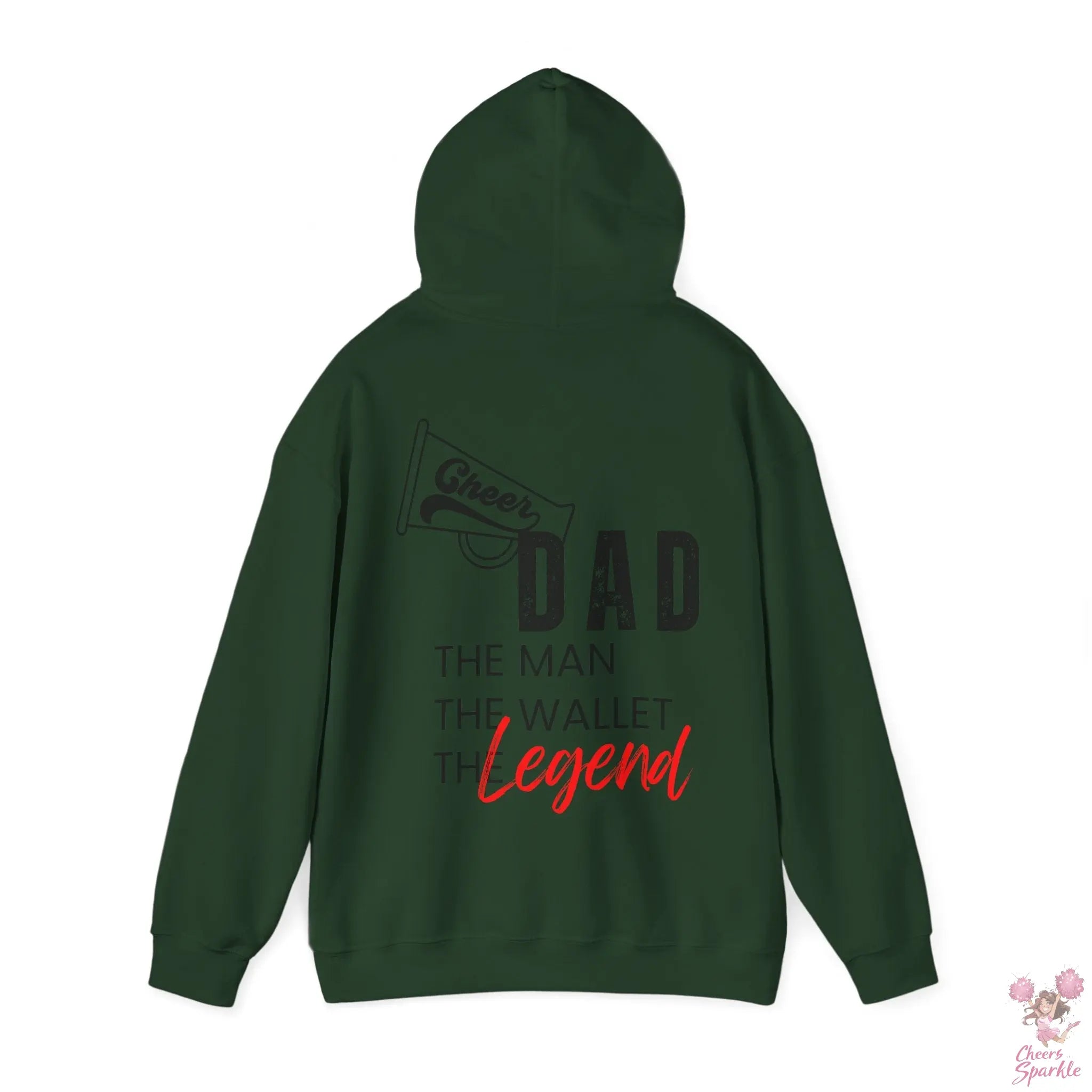 Cheer Dad "The Legend" Hoodie Printify