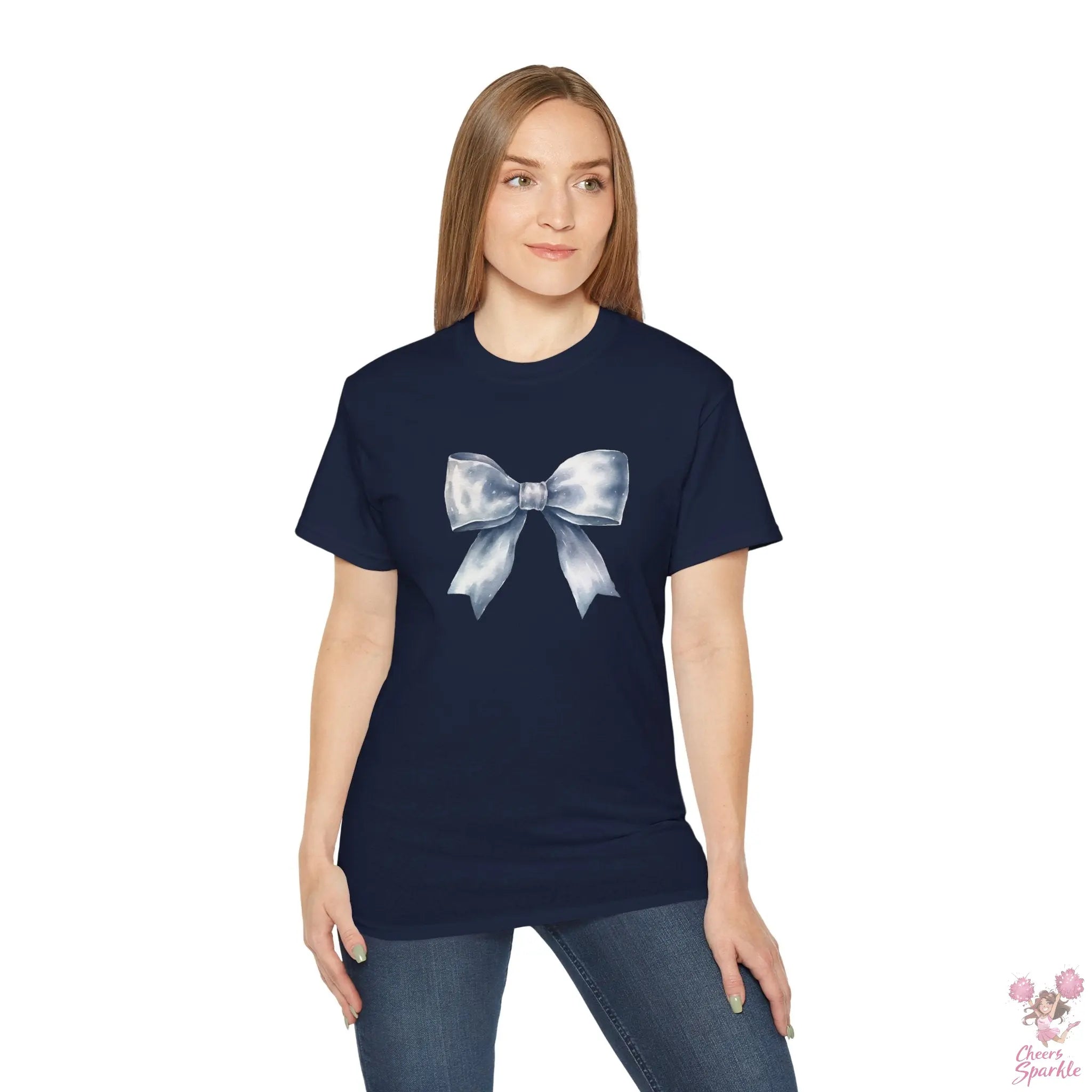 T-Shirt mit Bow Cheers and Sparkle