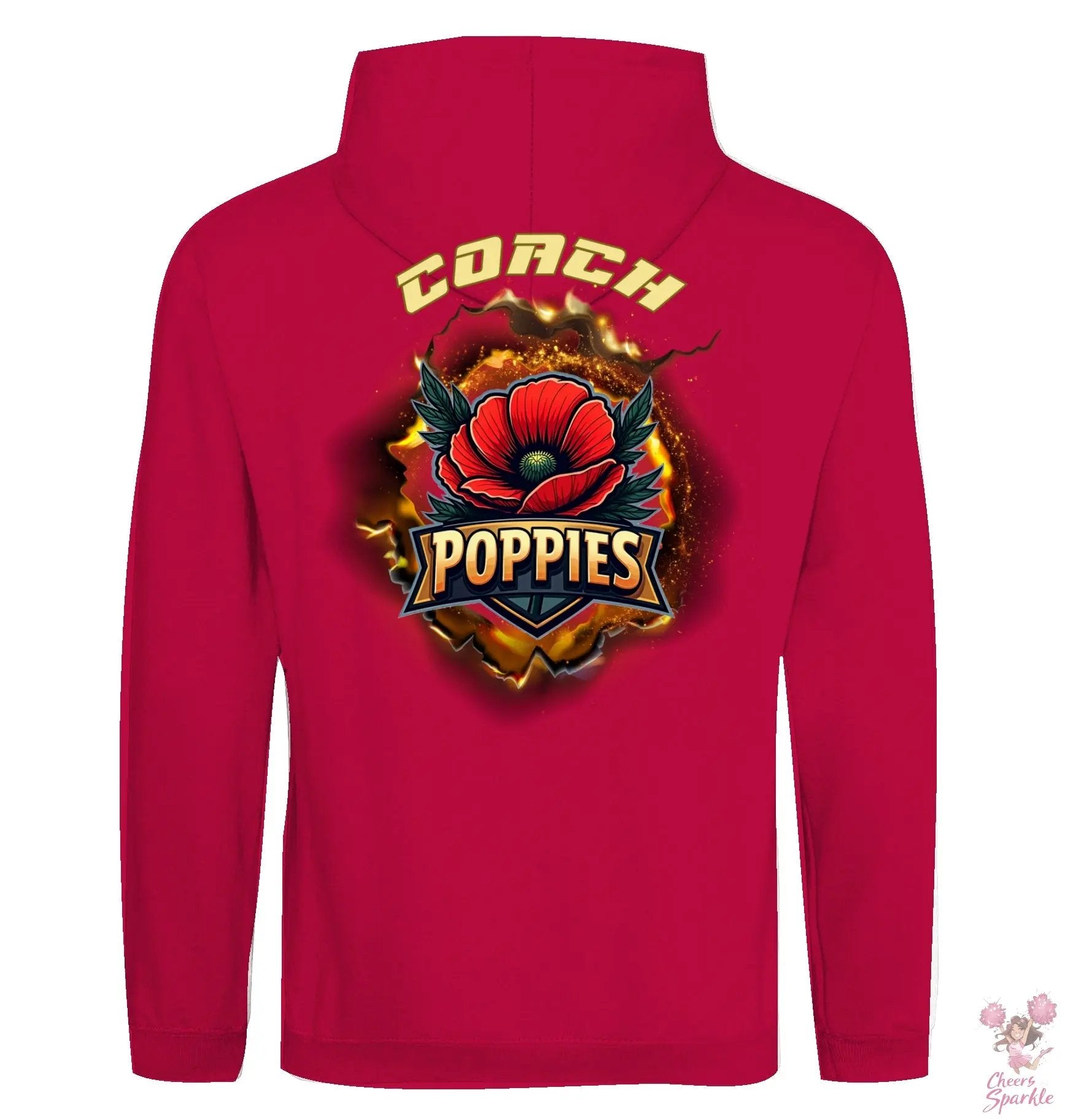 Invaders Saison Coach Hoodie Collection Poppies Cheers and Sparkle