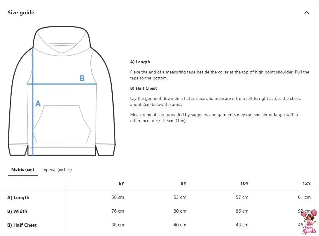 Invaders Kinder Hoodie Buttercups mit Reißverschluss Cheers and Sparkle