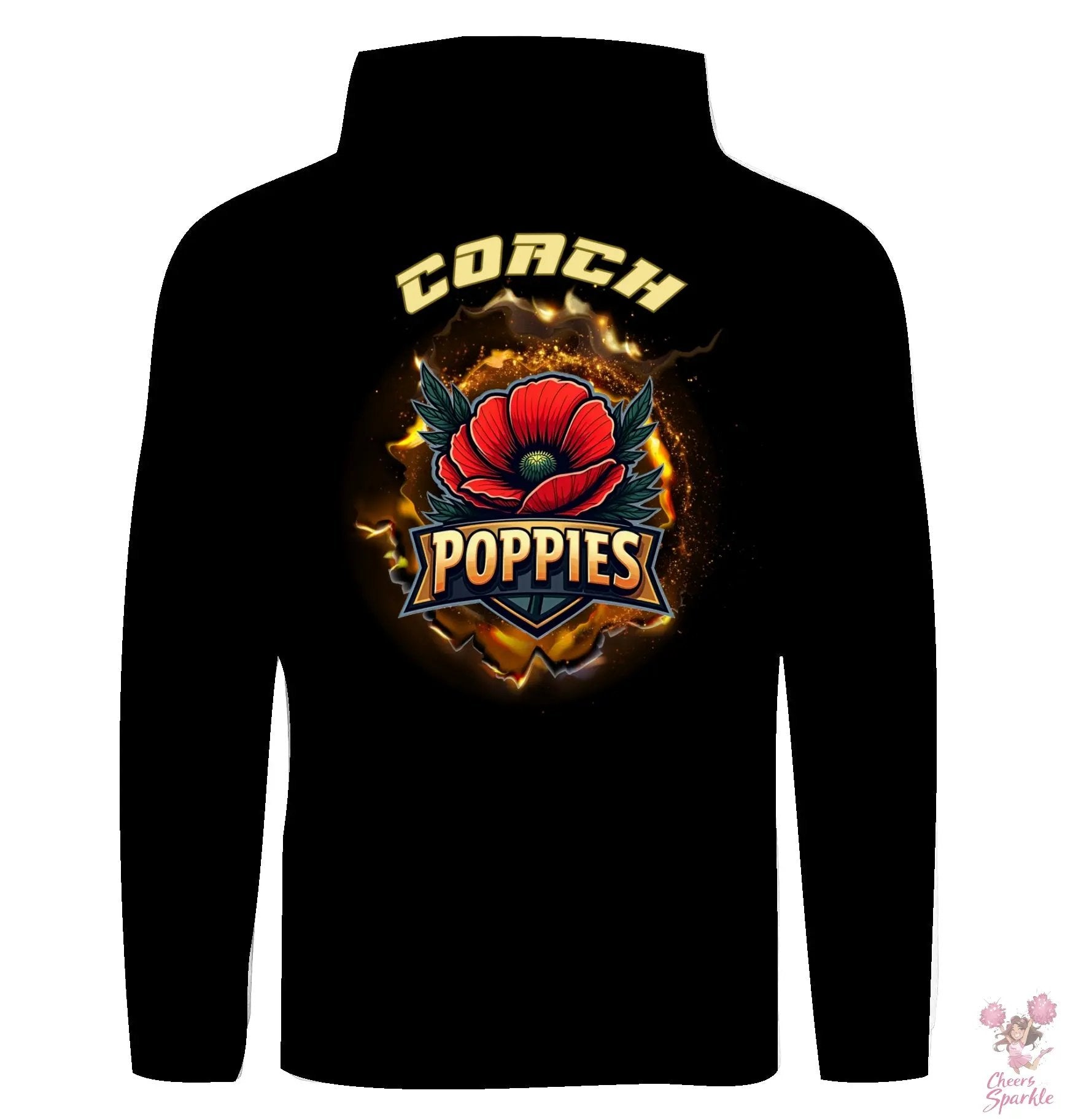 Invaders Saison Coach Hoodie Collection Poppies Cheers and Sparkle